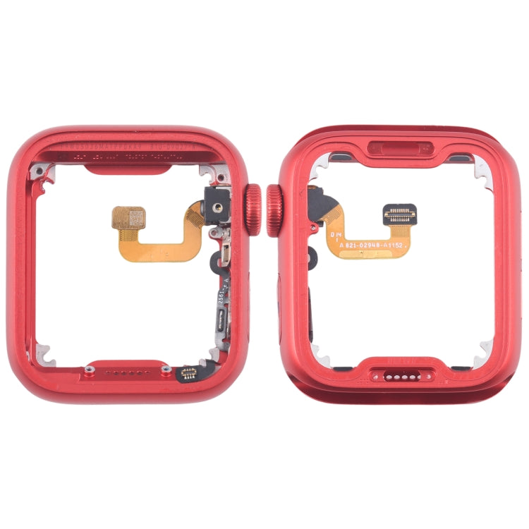 Aluminium Alloy Middle Frame Bezel Plate with Crown Spin Axis Flex Cable, For Apple Watch Series 6 40MM LTE, For Apple Watch Series 6 40MM GPS, For Apple Watch Series 6 44MM LTE, For Apple Watch Series 6 44MM GPS