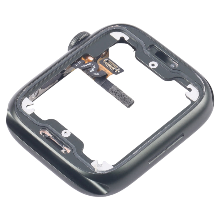 Aluminium Alloy Middle Frame Bezel Plate with Crown Spin Axis Flex Cable, For Apple Watch Series 7 41MM LTE, For Apple Watch Series 7 41MM GPS, For Apple Watch Series 7 45MM LTE, For Apple Watch Series 7 45MM GPS