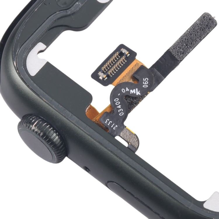 Aluminium Alloy Middle Frame Bezel Plate with Crown Spin Axis Flex Cable, For Apple Watch Series 7 41MM LTE, For Apple Watch Series 7 41MM GPS, For Apple Watch Series 7 45MM LTE, For Apple Watch Series 7 45MM GPS