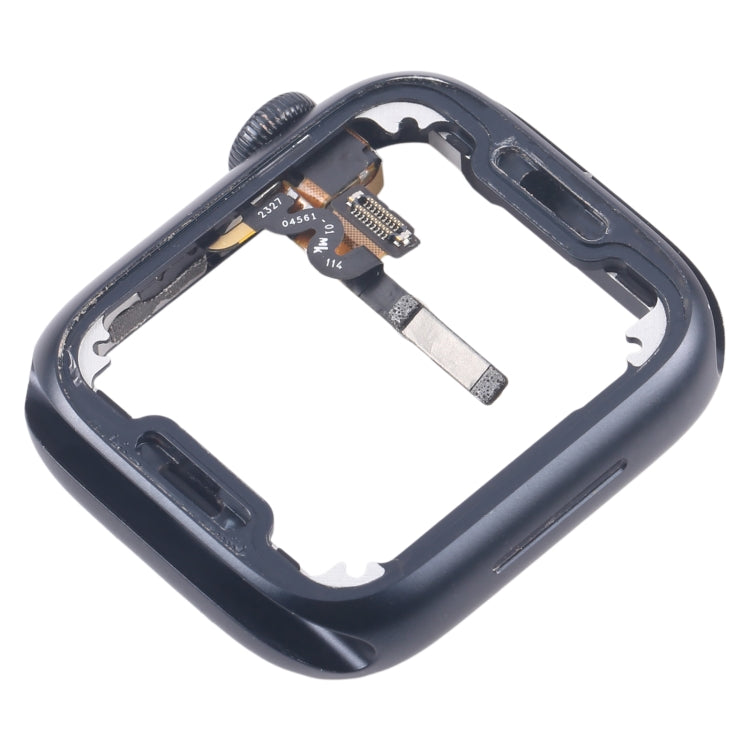 Aluminium Alloy Middle Frame Bezel Plate with Crown Spin Axis Flex Cable, For Apple Watch Series 7 / 8 / 9 45MM LTE, For Apple Watch Series 7 / 8 / 9 45MM GPS, For Apple Watch Series 7 / 8 / 9 41MM LTE, For Apple Watch Series 7 / 8 / 9 41MM GPS