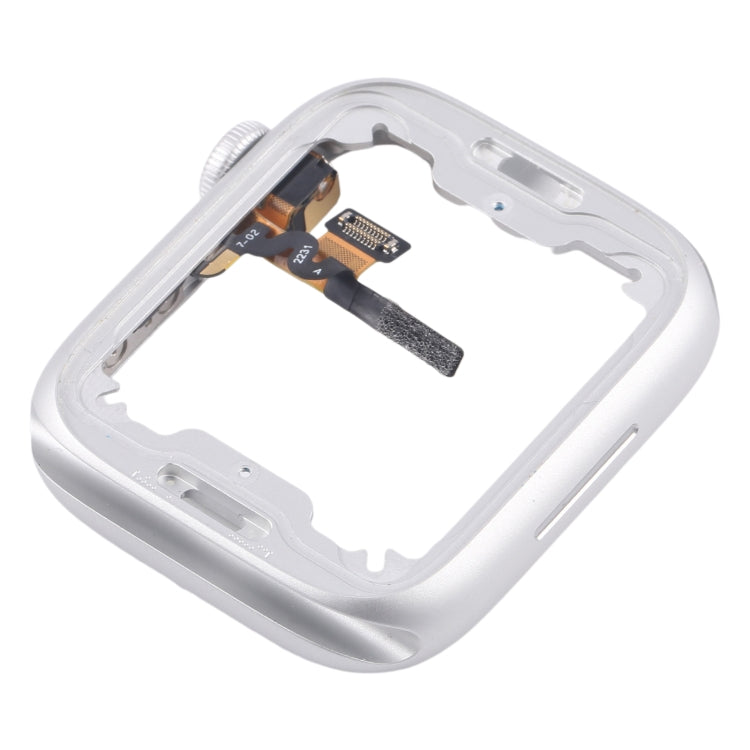 Aluminium Alloy Middle Frame Bezel Plate with Crown Spin Axis Flex Cable, For Apple Watch Series  8 / 9 45MM LTE, For Apple Watch Series  8 / 9 45MM GPS, For Apple Watch Series  8 / 9 41MM LTE, For Apple Watch Series  8 / 9 41MM GPS