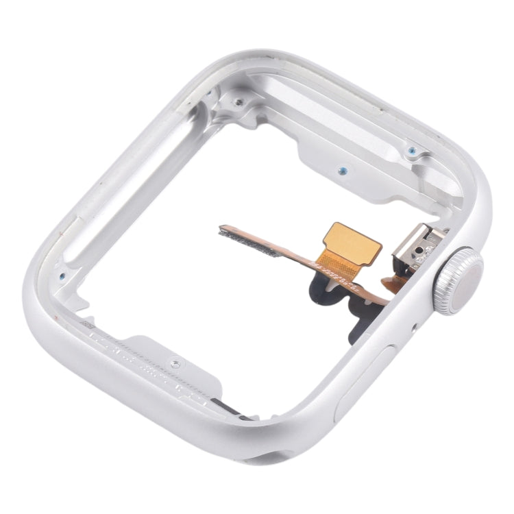 Aluminium Alloy Middle Frame Bezel Plate with Crown Spin Axis Flex Cable, For Apple Watch Series  8 / 9 45MM LTE, For Apple Watch Series  8 / 9 45MM GPS, For Apple Watch Series  8 / 9 41MM LTE, For Apple Watch Series  8 / 9 41MM GPS