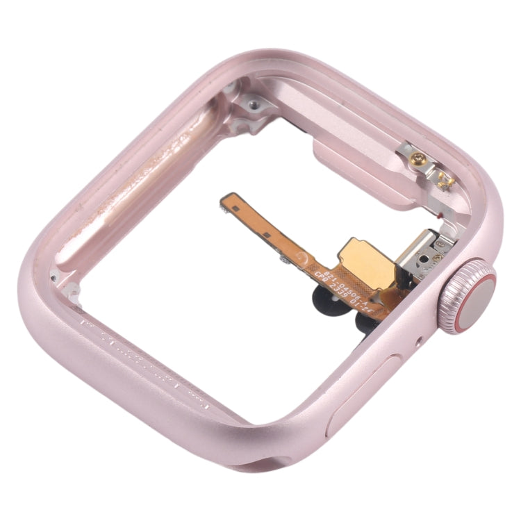 Aluminium Alloy Middle Frame Bezel Plate with Crown Spin Axis Flex Cable, For Apple Watch Series 9 45MM LTE, For Apple Watch Series 9 45MM GPS, For Apple Watch Series 9 41MM LTE, For Apple Watch Series 9 41MM GPS