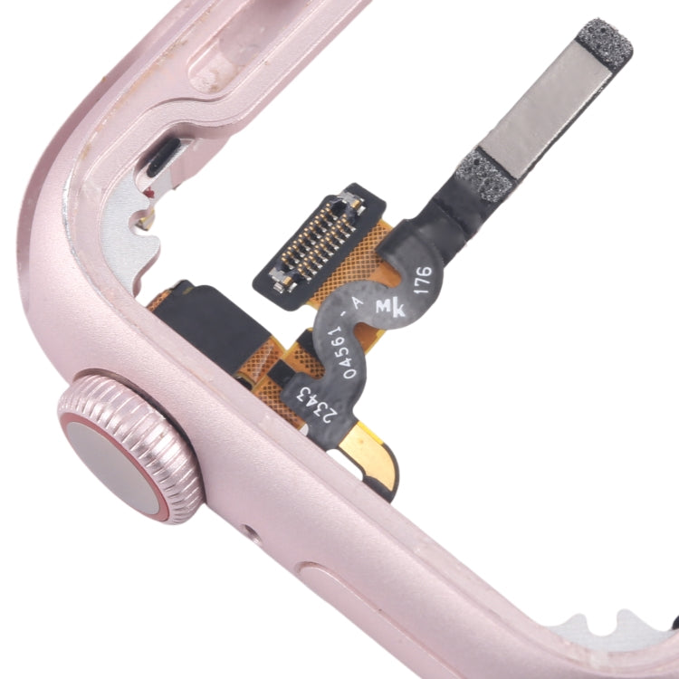 Aluminium Alloy Middle Frame Bezel Plate with Crown Spin Axis Flex Cable, For Apple Watch Series 9 45MM LTE, For Apple Watch Series 9 45MM GPS, For Apple Watch Series 9 41MM LTE, For Apple Watch Series 9 41MM GPS