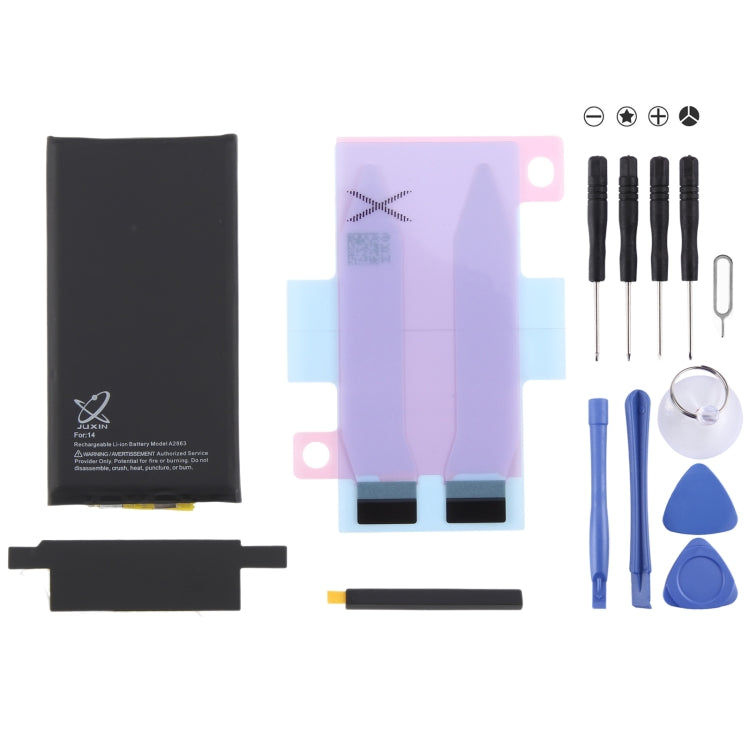 JUXIN Zero Cycle Li-ion Battery, For iPhone 15 Pro Max 4850mAh, For iPhone 15 Pro 3400mAh, For iPhone 15 Plus 4700mAh, For iPhone 15 3600mAh, For iPhone 14 Plus 4850mAh, For iPhone 14 3670mAh, For iPhone 14  Pro 3480mAh, For iPhone 14 Pro Max 4850mAh��...
