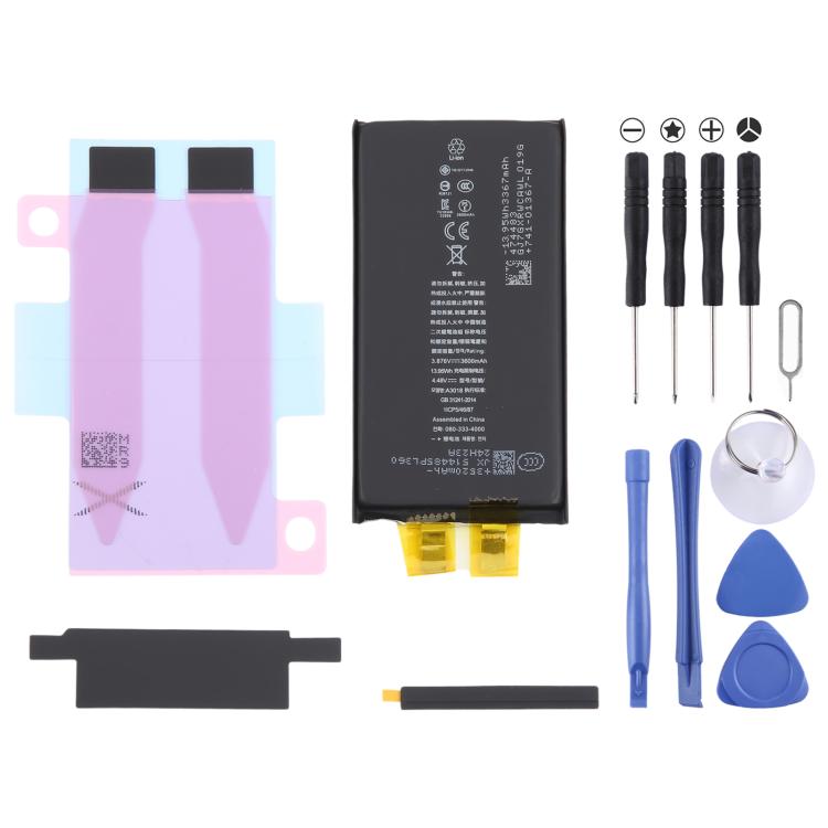 JUXIN Zero Cycle Li-ion Battery, For iPhone 15 Pro Max 4850mAh, For iPhone 15 Pro 3400mAh, For iPhone 15 Plus 4700mAh, For iPhone 15 3600mAh, For iPhone 14 Plus 4850mAh, For iPhone 14 3670mAh, For iPhone 14  Pro 3480mAh, For iPhone 14 Pro Max 4850mAh��...