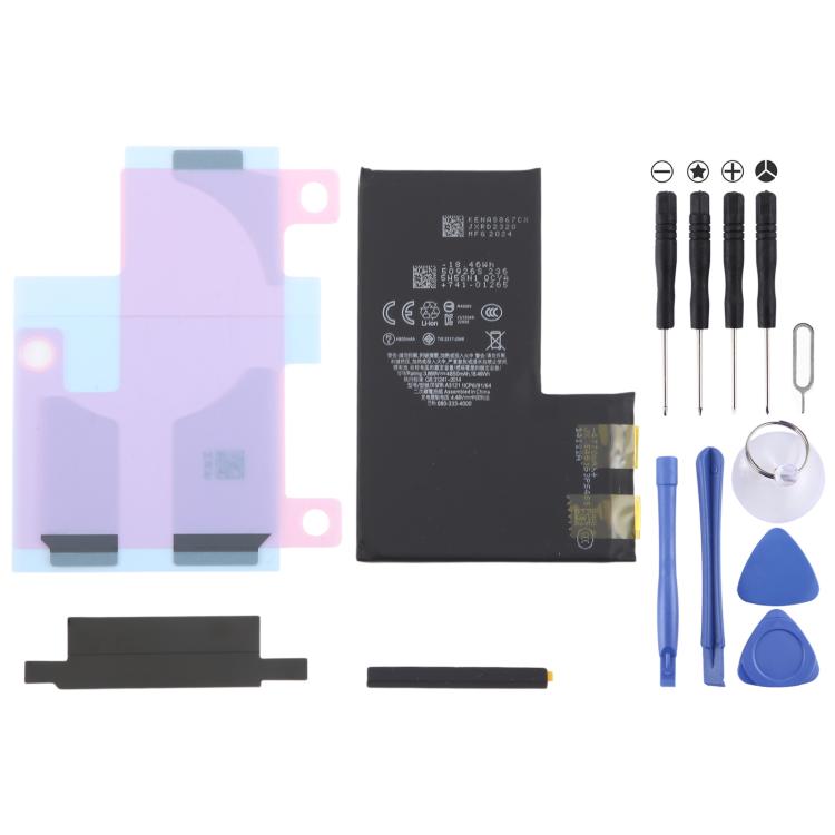 JUXIN Zero Cycle Li-ion Battery, For iPhone 15 Pro Max 4850mAh, For iPhone 15 Pro 3400mAh, For iPhone 15 Plus 4700mAh, For iPhone 15 3600mAh, For iPhone 14 Plus 4850mAh, For iPhone 14 3670mAh, For iPhone 14  Pro 3480mAh, For iPhone 14 Pro Max 4850mAh��...