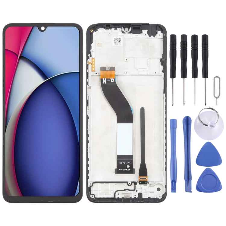 Original LCD Screen Digitizer Full Assembly with Frame, For Xiaomi Redmi A3 Pro, For Xiaomi Poco C75, For Xiaomi Redmi 14R, For Xiaomi Redmi 14C 4G