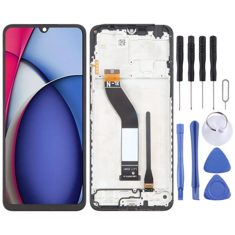 Original LCD Screen Digitizer Full Assembly with Frame, For Redmi 17C 5G, For Redmi A7 4G, For Xiaomi Poco C81/C81 Pro, For Redmi A7 Pro 4G, For Xiaomi Redmi A3 Pro, For Xiaomi Poco C75, For Xiaomi Redmi 14R, For Xiaomi Redmi 14C 4G