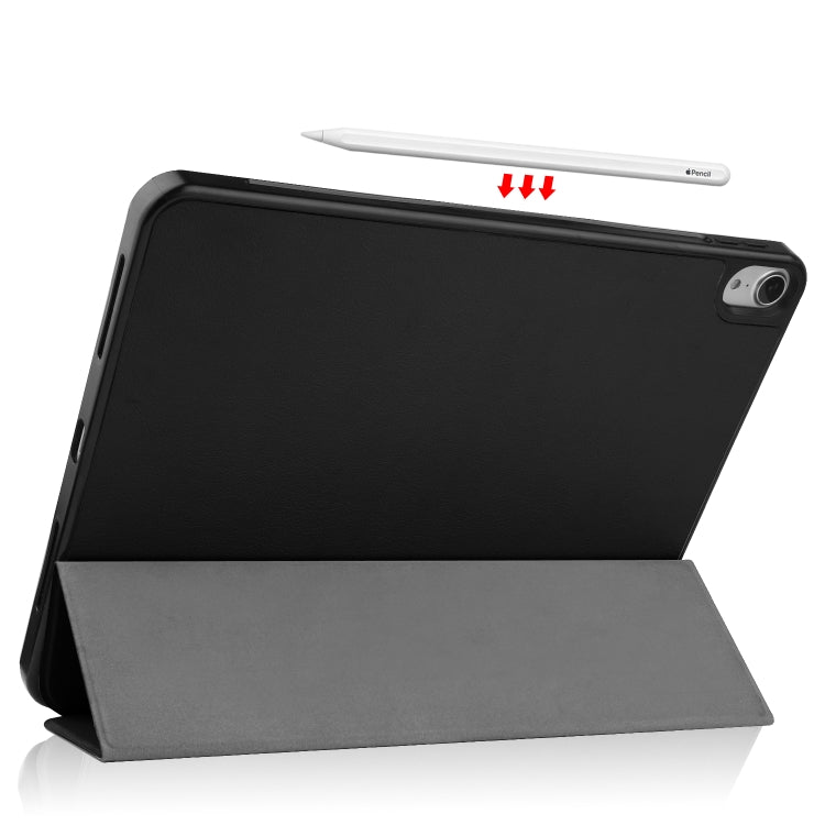 For iPad Air 11 2025 / 2024 / 2020 10.8 Custer Texture TPU Horizontal Flip Leather Case with Sleep / Wake-up Function & Three-folding Holder & Pen Slot, For iPad Air 11 2024 / 2022 / 2020 10.9, For iPad Air 11 2025 / 2024 / 2022 / 2020 10.9            ...