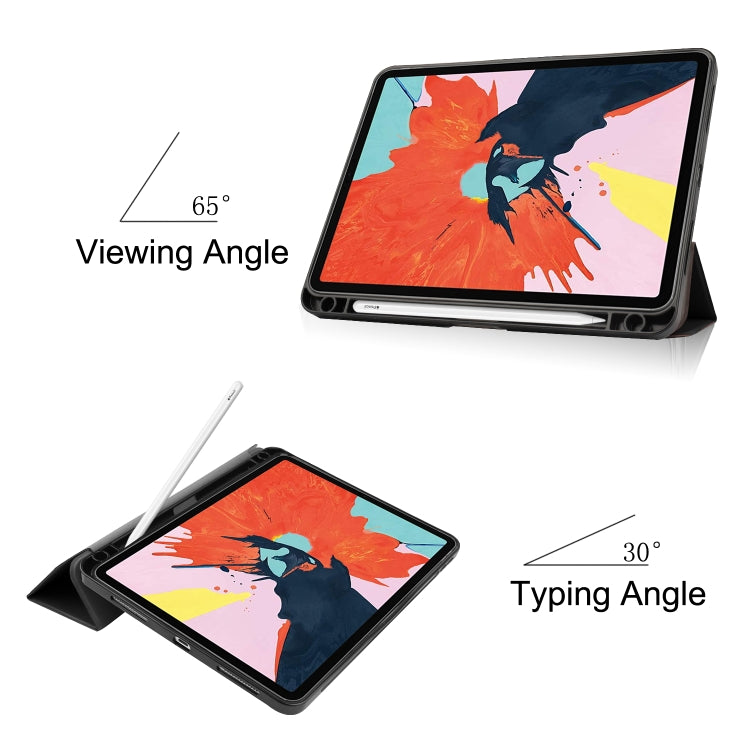 For iPad Air 11 2025 / 2024 / 2020 10.8 Custer Texture TPU Horizontal Flip Leather Case with Sleep / Wake-up Function & Three-folding Holder & Pen Slot, For iPad Air 11 2024 / 2022 / 2020 10.9, For iPad Air 11 2025 / 2024 / 2022 / 2020 10.9            ...