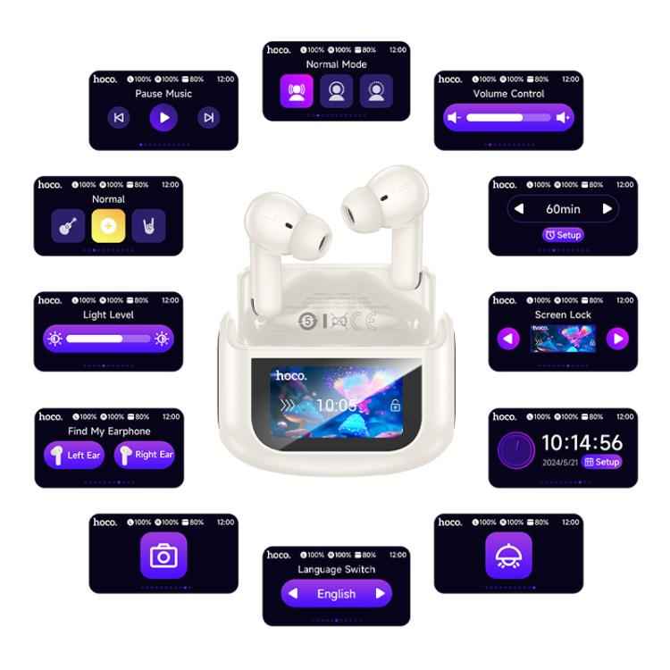 hoco EQ21 Sandy True Wireless ANC+ENC Noise Reduction Touchscreen Bluetooth Earphone