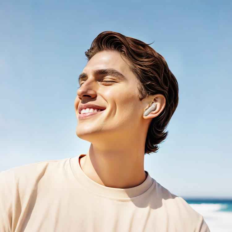 hoco EQ21 Sandy True Wireless ANC+ENC Noise Reduction Touchscreen Bluetooth Earphone
