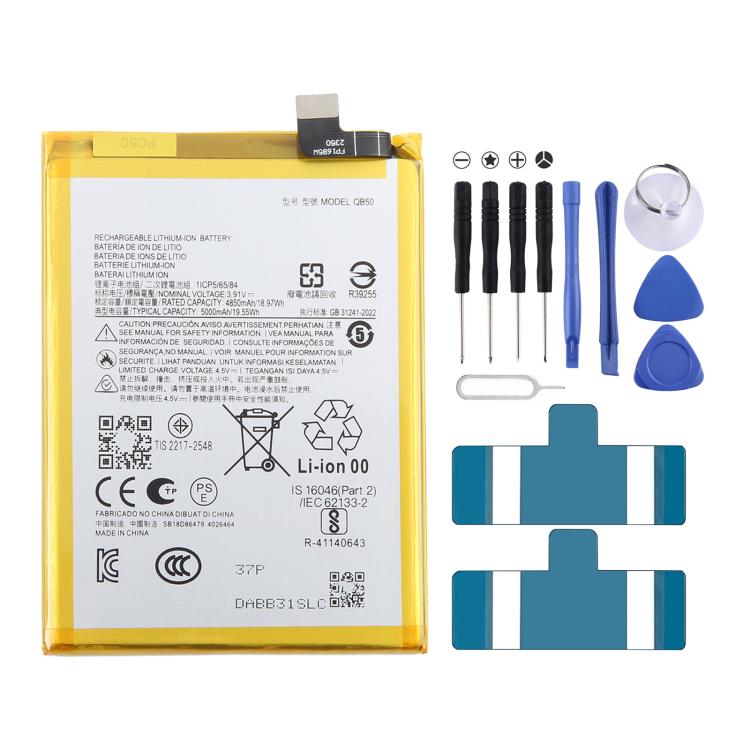 Battery Replacement, For Motorola Razr 50 Ultra QR30/QR10 2832mAh/998mAh, For Motorola Razr 50 QR31/QR11 2935mAh/998mAh, For Motorola Moto G84 5G XT2347 QB50 5000mAh, For Motorola Moto G Power 5G 2023 PD50 5000mAh���������������������������������������...