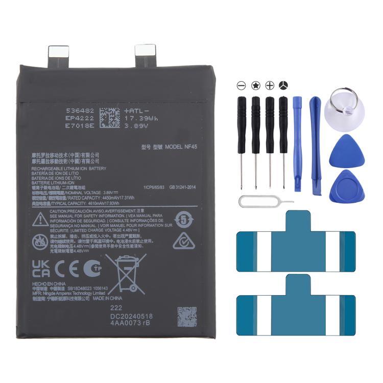 Battery Replacement, For Motorola Razr 50 Ultra QR30/QR10 2832mAh/998mAh, For Motorola Razr 50 QR31/QR11 2935mAh/998mAh, For Motorola Moto G84 5G XT2347 QB50 5000mAh, For Motorola Moto G Power 5G 2023 PD50 5000mAh���������������������������������������...