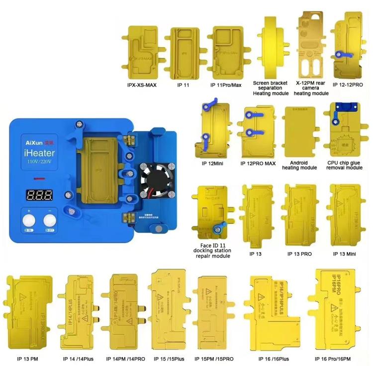 Aixun iHeater 3rd Gen Intelligent Desoldering Heat Platform for iPhone X-15 Pro Max, Aixun iHeater 3rd Gen