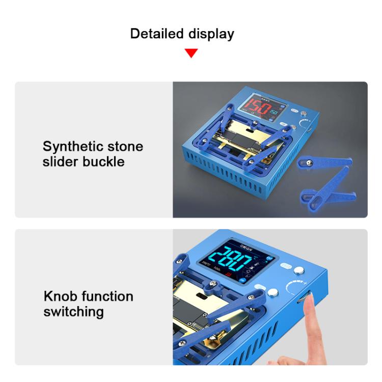 Aixun iHeater Pro Special Heating Planting Tin Module for iPhone X-16 Pro Max, Aixun iHeater Pro US Plug, Aixun iHeater Pro EU Plug