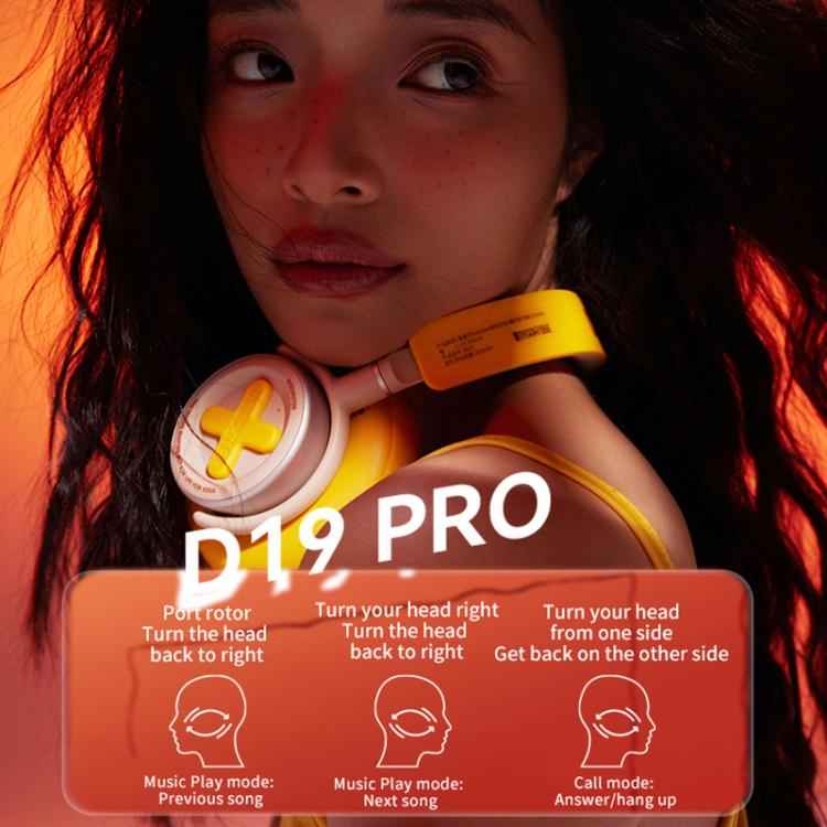 Dmooster D19 Pro ANC and EDC Noise Reduction Bluetooth Headphones