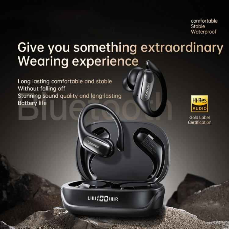 Original Lenovo EA305 Ear-mounted Digital Display True Wireless Bluetooth Earphones