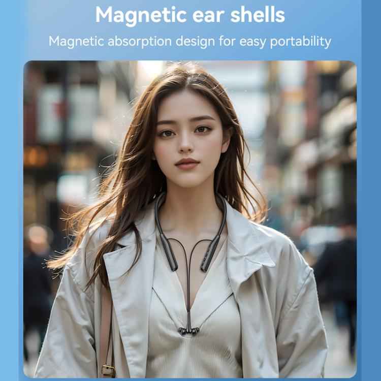 Yesido YSP22 Digital Display Magnetic Neckband Bluetooth Earphone