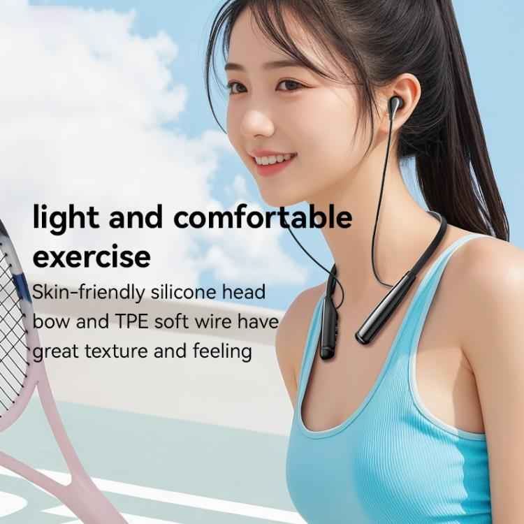 Yesido YSP22 Digital Display Magnetic Neckband Bluetooth Earphone