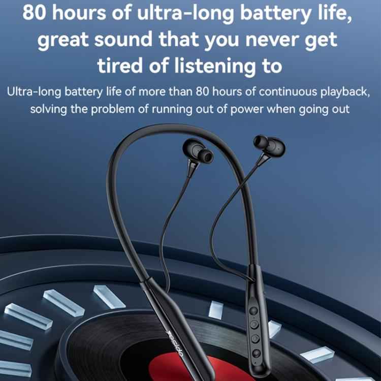 Yesido YSP22 Digital Display Magnetic Neckband Bluetooth Earphone