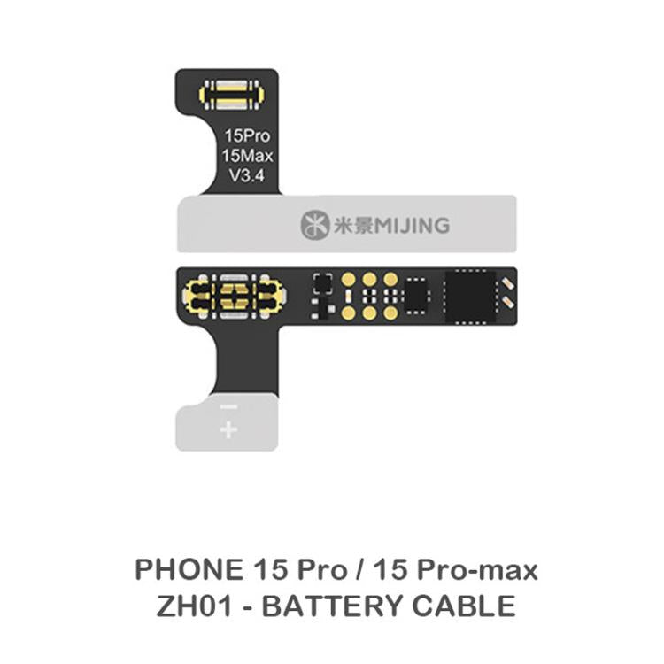 Mijing ZH01 Repair Programmer Battery External Cable, For iPhone 15 Pro / 15 Pro Max, For iPhone 15 / 15 Plus, For iPhone 14 / 14 Plus, For iPhone 14 Pro / 14 Pro Max