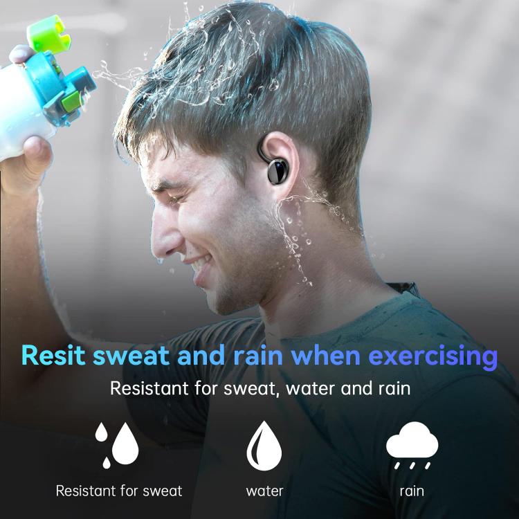 Q38 Ear-mounted LED Digital Display Wireless Bluetooth Earphone