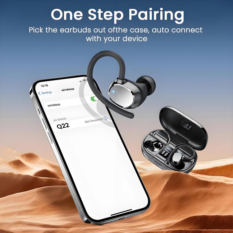 Q22 On Ear In-ear Stereo Noise Reduction Bluetooth Earphone
