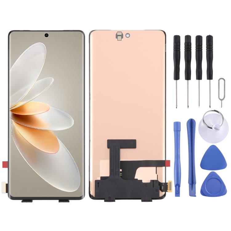 OLED LCD Screen with Digitizer Full Assembly with Fingerprint Identification, For vivo Y300+ 5G V2422, For vivo V30e V2339, For vivo X100 Pro, For vivo X100, For vivo T2 Pro 5G, For vivo iQOO Z7 Pro 5G, For vivo V29e, For vivo S17e���������������������...