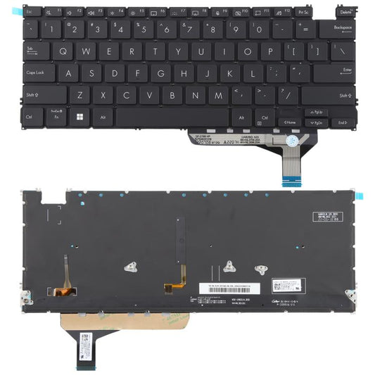US Version Backlit Laptop Keyboard for Asus Zenbook 14 OLED UX3402 UX3402Z UX3402ZA UX3402VA UM5302T UM3402 NSK-UA74LN, UX3402
