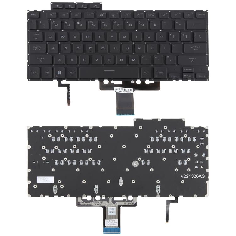 US Version Backlit Laptop Keyboard for Asus ROG Flow X13 GV302 2023 GV302XV GV302XU, GV302