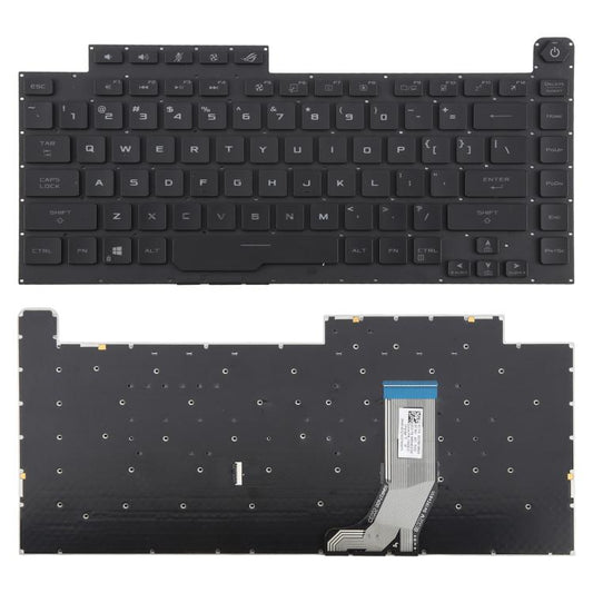 US Version RGB Backlit Laptop Keyboard for Asus ROG Strix Scar G512 G512LV G512LW G512LI, G512 (Black)
