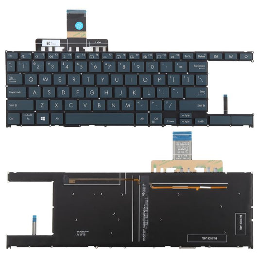 US Version Backlit Laptop Keyboard Directional Key Rectangle for Asus Zenbook Duo 14 UX482 UX482E UX4100E UX482J, UX482