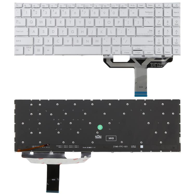 US Version Backlit Laptop Keyboard for Asus Vivobook 15 X1502 X1502ZA X1502Z X1502VA B1502 B1502CBA, X1502