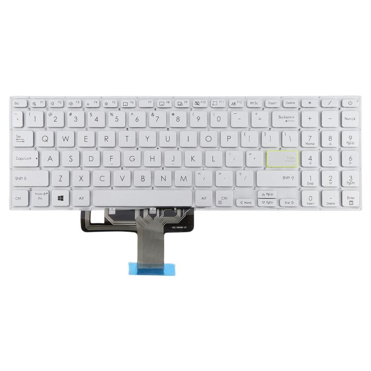 US Version Laptop Keyboard for Asus VivoBook X521 V5100E X521FL S5600F S533F 2020, X521  (Silver), X521 (Black)