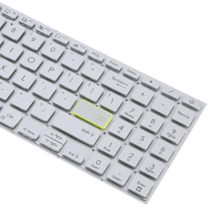 US Version Laptop Keyboard for Asus VivoBook X521 V5100E X521FL S5600F S533F 2020, X521  (Silver), X521 (Black)