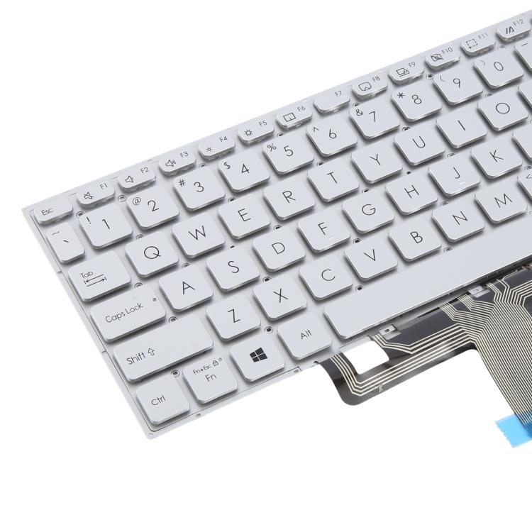 US Version Laptop Keyboard for Asus VivoBook X521 V5100E X521FL S5600F S533F 2020, X521  (Silver), X521 (Black)
