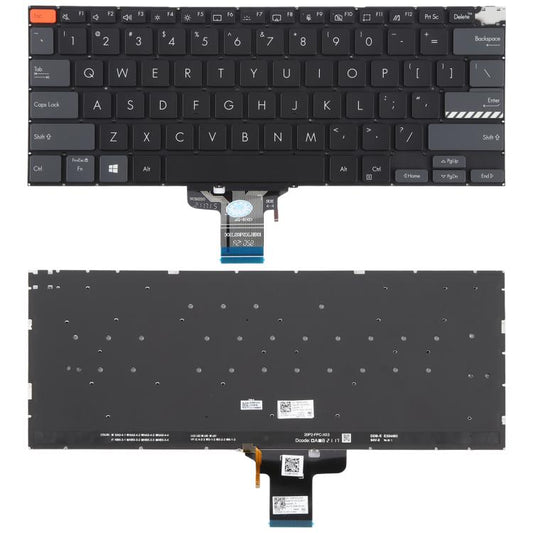 US Version Backlit Laptop Keyboard for Asus Vivobook Pro 14X M7400 M4700 M4700QC M4700PC M7600 M3400 M3401 M3401Q X7400 X3400 X3400P K3400P, M7400 (Black), M7400 (Gray)