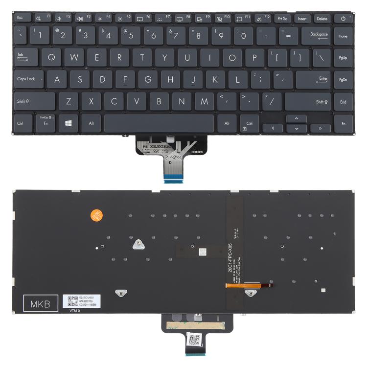 US Version Backlit Laptop Keyboard for Asus ZenBook 14 ux435 ux435egl ux435e u4800egl, ux435