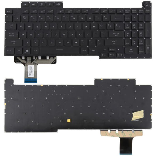 US Version RGB Backlit Laptop Keyboard for Asus ROG Stirx G17 G713 G713Q G713QE G713QY G713QR G713RX G713RS G713RC G713IR G713IH, G17  (RGB)