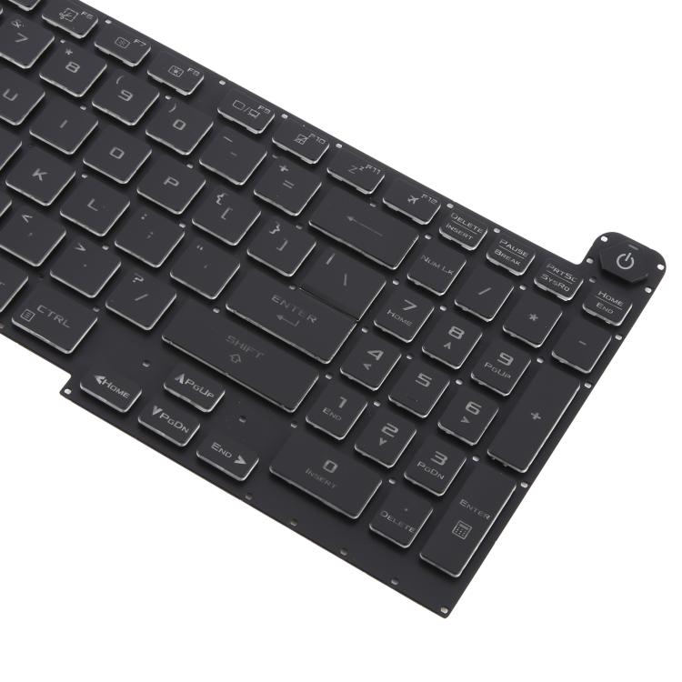 US Version 16 Pin Colorful Backlit Laptop Keyboard for Asus ROG Stirx G17 G713 G713Q G713QE G713QY G713QR G713RX G713RS G713RC G713IR G713IH, G17 (Colorful)