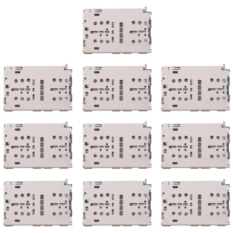 10pcs Original SIM + Micro SD Card Reader, For Huawei P10 Plus, For Huawei P10