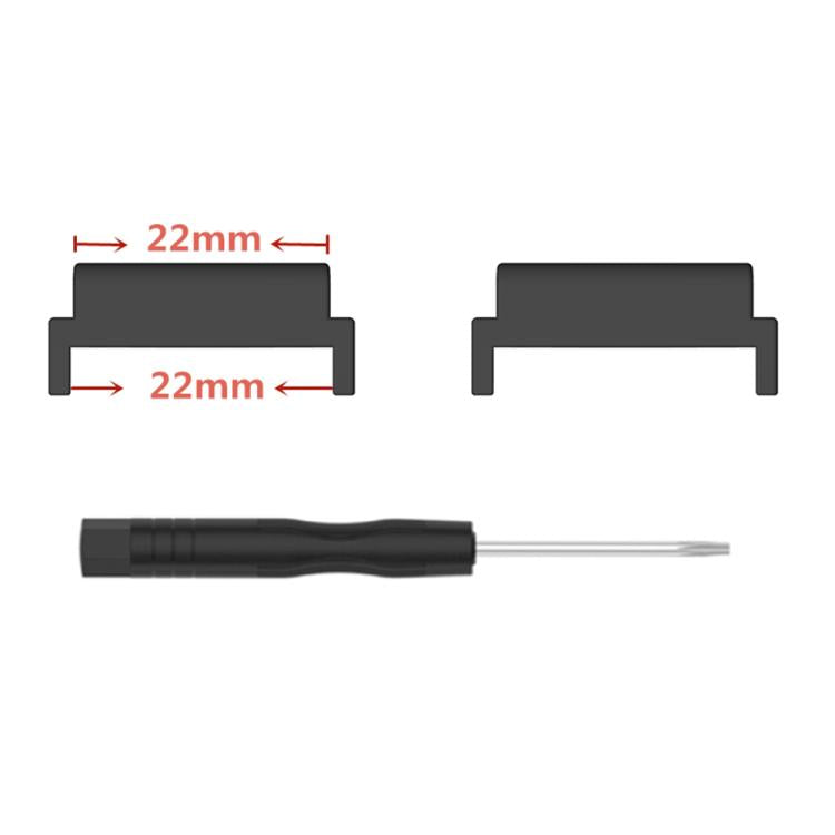 1 Pair 22mm Metal Watch Band Connector, For Amazfit T-Rex Ultra