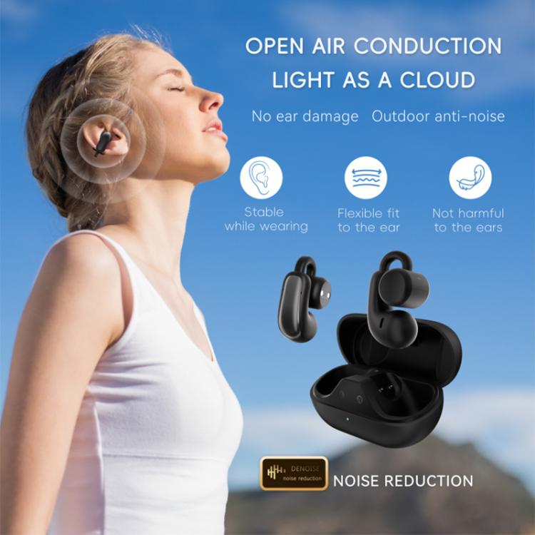 F18 Ear-Hook ANC Noise Reduction Air Conduction HIFI BT 5.4 Wireless Earphones
