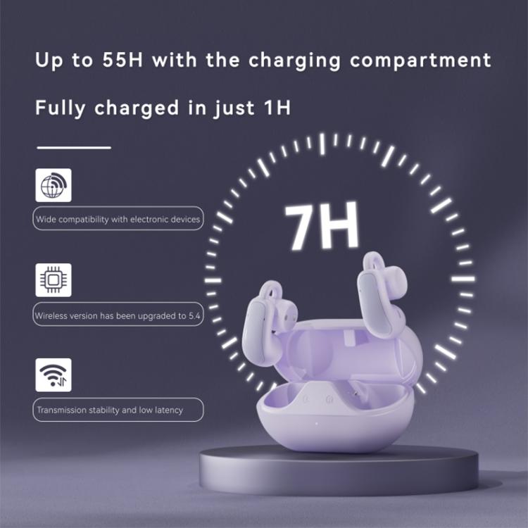 F18 Ear-Hook ANC Noise Reduction Air Conduction HIFI BT 5.4 Wireless Earphones