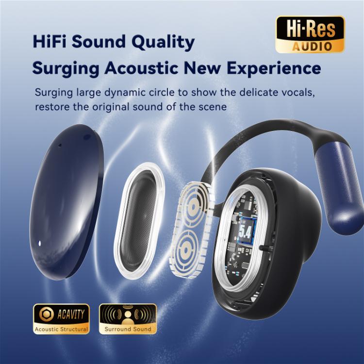 F20 Ear-Hook ANC Noise Reduction BT 5.4 IPX5 Wireless Earphones