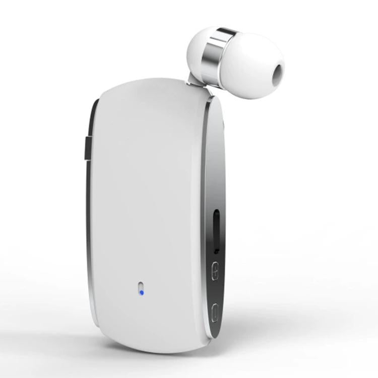 K68 Card Business Collar Clip Type Single Ear Bluetooth Earphones