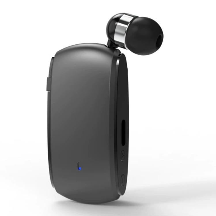 K68 Card Business Collar Clip Type Single Ear Bluetooth Earphones