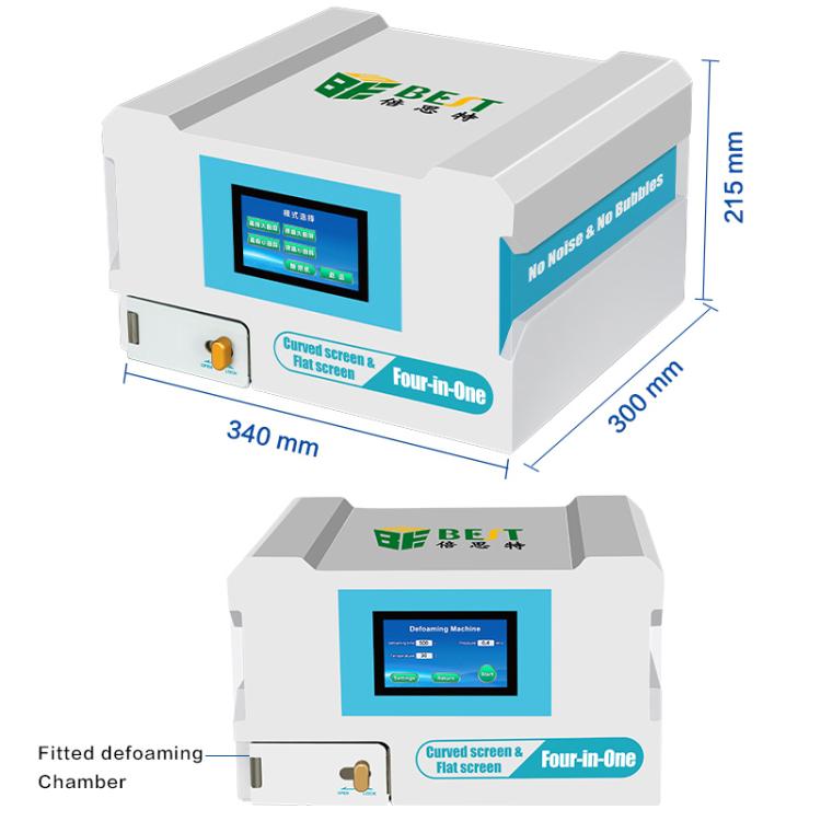 BEST B-528 4 in 1 7 inch Intelligent Laminating and Defoaming Machine Built-in Vacuum Pump